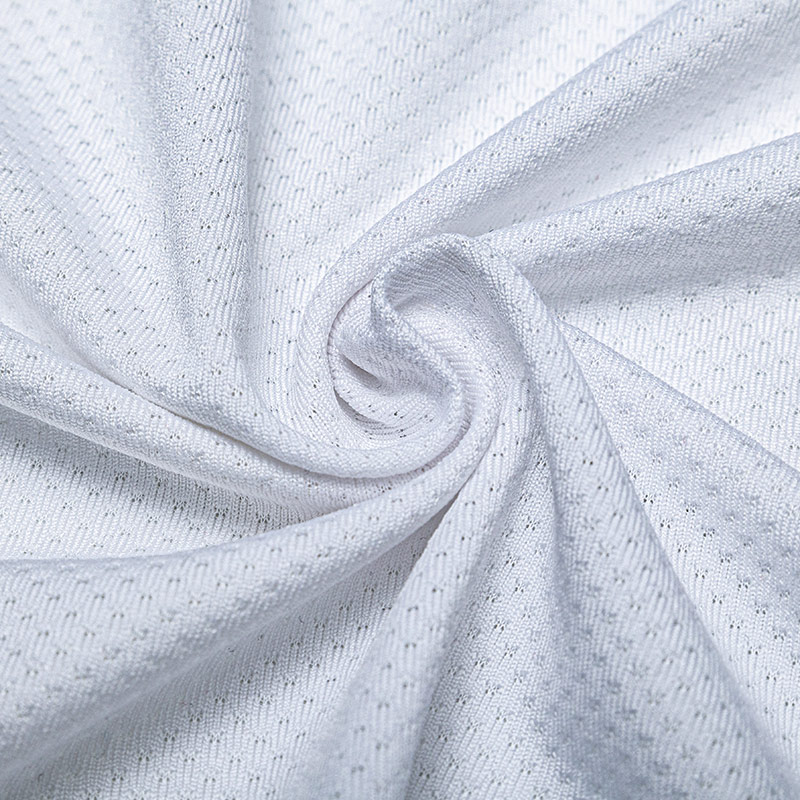 92% Poly 8% Spandex vlindermesh Sportief sneldrogend
