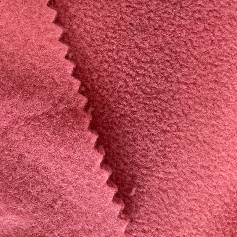 70% gerecycled poly 30% polyfleece fijne stof